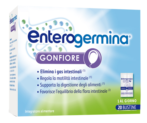 ENTEROGERMINA GONFIORE 20 BUSTINE BIPARTITE - goldeneffe.it