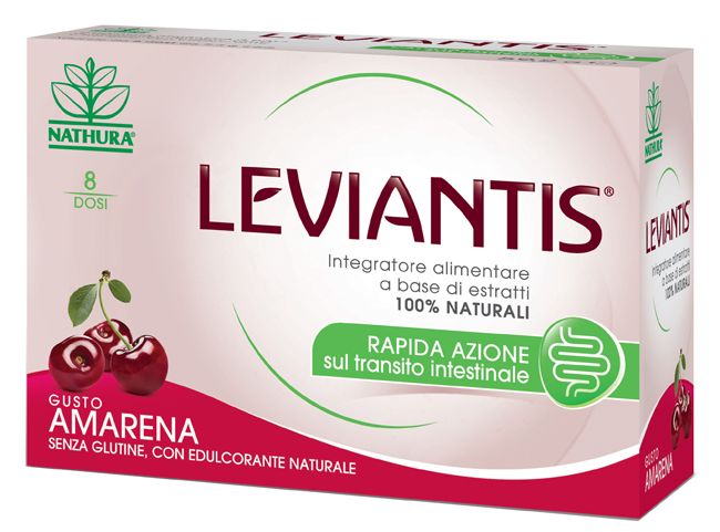 LEVIANTIS SENZA GLUTINE GUSTO AMARENA 8 DOSI / 16 BUSTE - goldeneffe.it