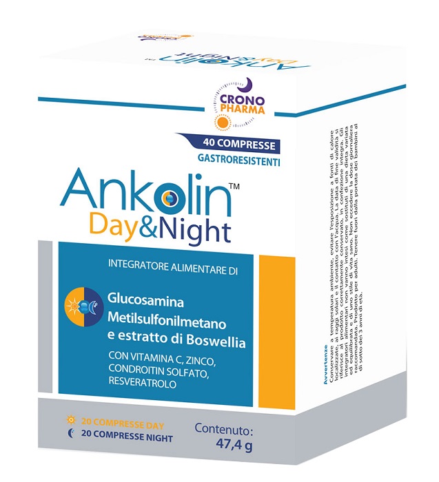 ANKOLIN DAY&NIGHT 20 COMPRESSE GASTRORESISTENTI DAY + 20 COMPRESSE GASTRORESISTENTI NIGHT - goldeneffe.it