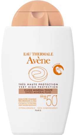 EAU THERMALE AVENE SOLARE FLUIDO MINERALE 50+ COLORATO 40 ML - goldeneffe.it