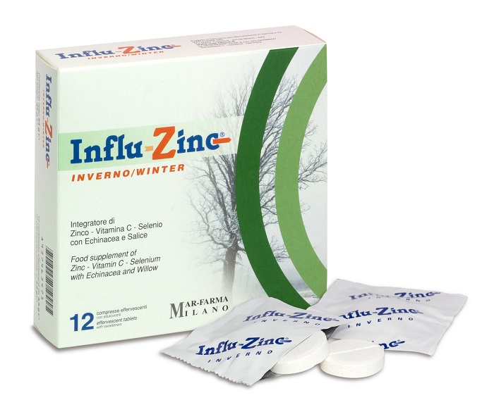 INFLUZINC INVERNO 12 COMPRESSE EFFERVESCENTI - goldeneffe.it