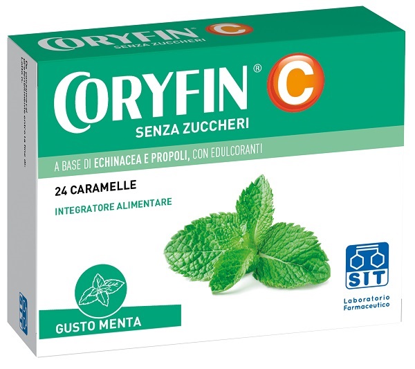 CORYFIN C SENZA ZUCCHERO MENTOLO 48 G - goldeneffe.it