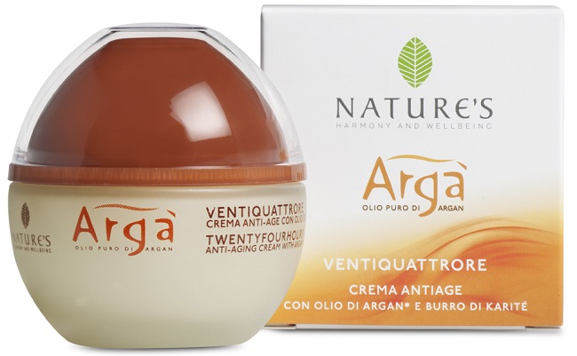 ARGA' CREMA VENTIQUATTRO ORE ANTIAGE 50 ML NATURE'S - goldeneffe.it