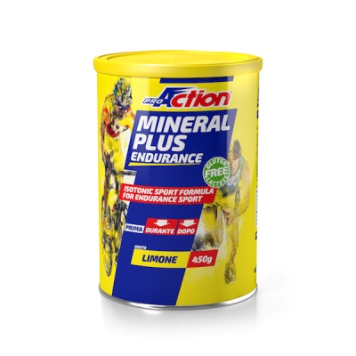 PROACTION MINERAL PLUS ENERGETICO E SALINO ISOTONICO AL LIMONE 450 G - goldeneffe.it