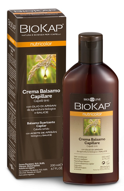 BIOKAP NUTRICOLOR CREMA BALSAMO CAPILLARE 200 ML - goldeneffe.it