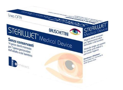 STERILWET GARZA OFTALMICA 14 PEZZI - goldeneffe.it