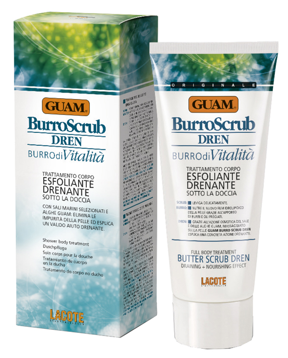 GUAM BURRO SCRUB DREN 200 ML - goldeneffe.it