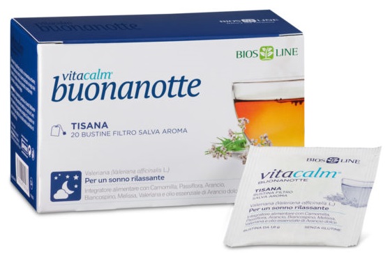 VITACALM BUONANOTTE TISANA 20 BUSTINE - goldeneffe.it