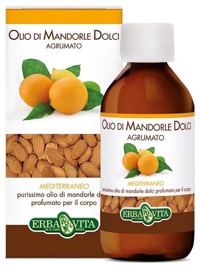 OLIO MANDORLE AGRUMATO 250 ML - goldeneffe.it