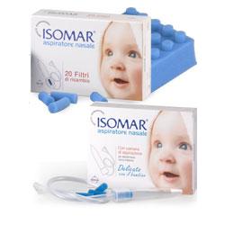ASPIRATORE NASALE ISOMAR SET + 3 FILTRI OMAGGIO - goldeneffe.it