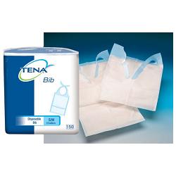 BAVAGLI MONOUSO TENA BIB MISURA SMALL/MEDIA 150 PEZZI - goldeneffe.it
