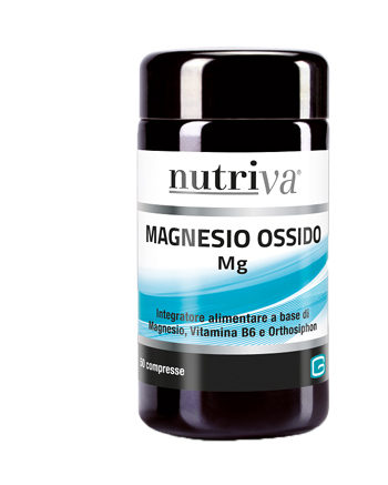 NUTRIVA MAGNESIO OSSIDO GI GROUP 50 COMPRESSE 1 G - goldeneffe.it