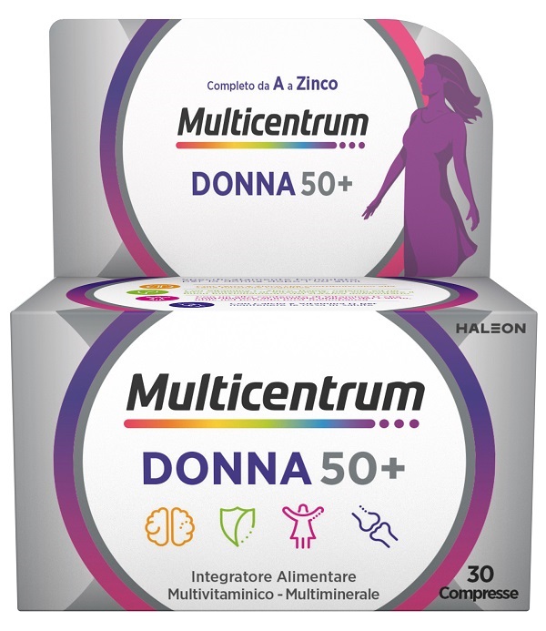 MULTICENTRUM DONNA 50+ 30 COMPRESSE - goldeneffe.it