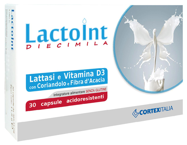 LACTOINT DIECIMILA 30 CAPSULE ACIDORESISTENTI SENZA GLUTINE - goldeneffe.it