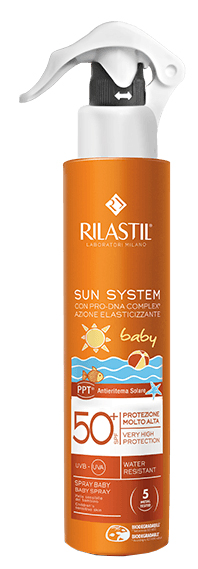 RILASTIL SUN SYSTEM BABY PPT SPF 50+ EMULSIONE SPRAY 200 ML - goldeneffe.it