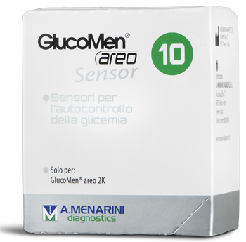 STRISCE GLUCOMEN AREO SENSOR PER ANALISI DEL GLUCOSIO 10 PEZZI - goldeneffe.it