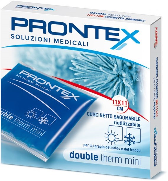 PRONTEX CUSCINETTO IN GEL RIUTILIZZABILE DOUBLE THERM 11X11CM - goldeneffe.it