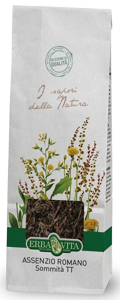 ASSENZIO ROMANO TAGLIO TISANA SOMMITA' 100 G - goldeneffe.it