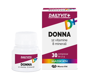 MASSIGEN DONNA MULTIVITAMINICO E MULTIMINERALE 30 COMPRESSE RIVESTITE - goldeneffe.it
