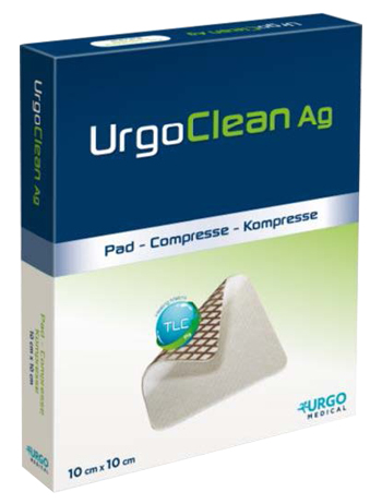 MEDICAZIONE TNT ASSORBENTE GELIFICANTE URGOCLEAN AG/SILVER 10X10CM 5 PEZZI - goldeneffe.it