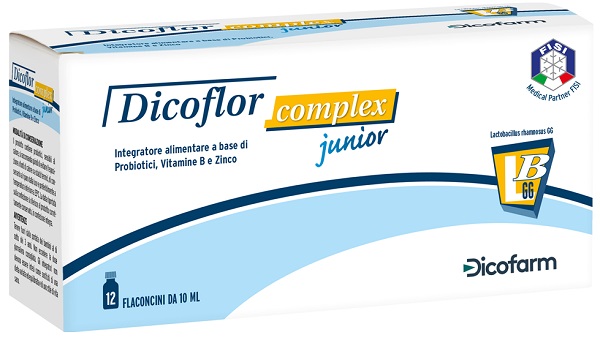 DICOFLOR COMPLEX JUNIOR 12 FLACONI DA 10 ML - goldeneffe.it