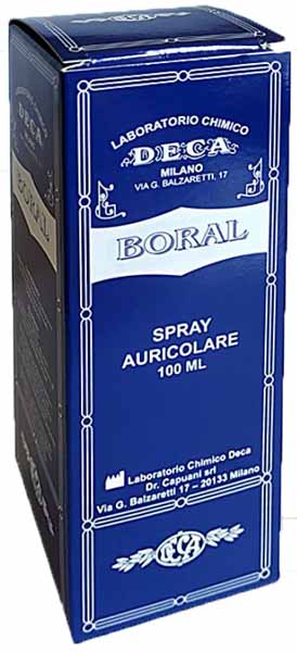 BORAL SPRAY AURICOLARE 100 ML - goldeneffe.it