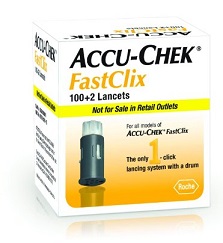 LANCETTE PUNGIDITO ACCU-CHEK FASTCLIX 100 + 2 PEZZI - goldeneffe.it