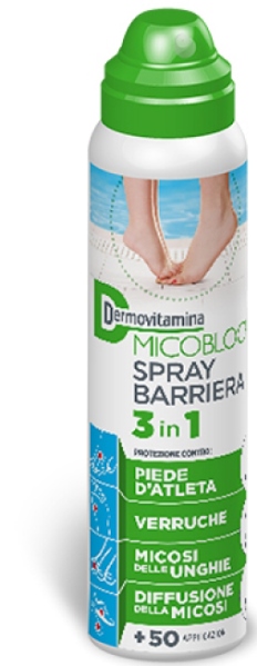 DERMOVITAMINA MICOBLOCK SPRAY BARRIERA 3 IN 1 PIEDE D'ATLETA 100 ML - goldeneffe.it