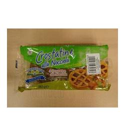 HAPPY FARM CROSTATA ALLA NOCCIOLA SENZA GLUTINE 180 G - goldeneffe.it