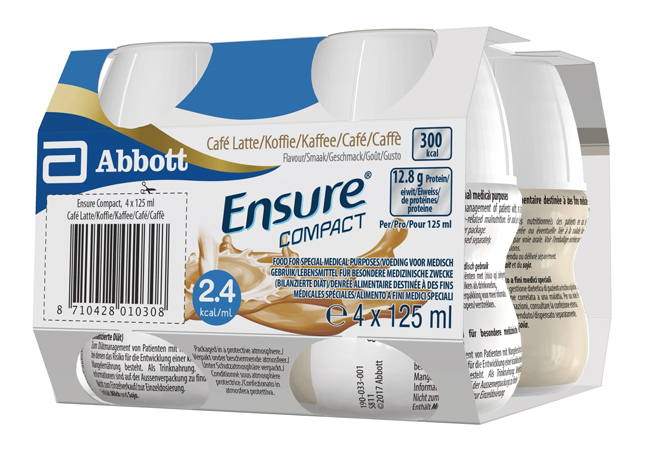 ENSURE COMPACT CAFFE 4 BOTTIGLIE DA 125 ML - goldeneffe.it
