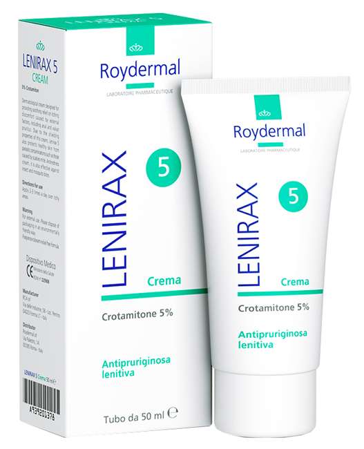 LENIRAX 5 CREMA DERMATOLOGICA CROTAMITONE 5% 50 ML - goldeneffe.it