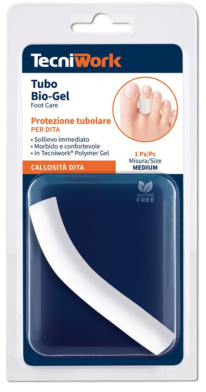 BIOGEL FASCETTA TUBOLARE GEL DITA PIEDI MEDIUM 1 PEZZO - goldeneffe.it