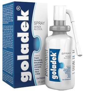 GOLADEK SPRAY NO ALCOOL 25 ML - goldeneffe.it