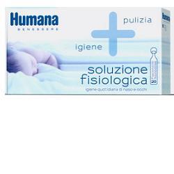 HUMANA SOLUZIONE FISIOLOGICA MONODOSE, 20 FLACONCINI DA 5ML - goldeneffe.it
