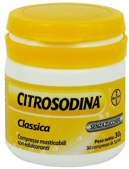 CITROSODINA CLASSICA 30 COMPRESSE MASTICABILI - goldeneffe.it