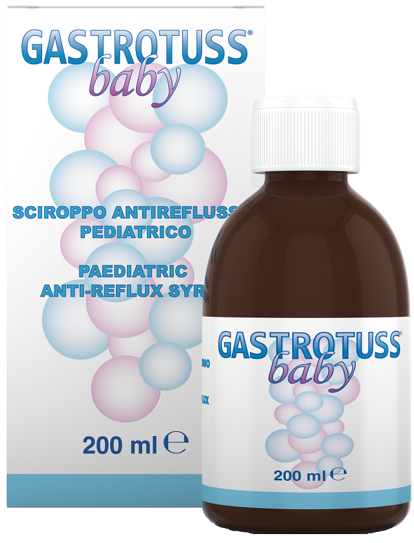 BABY SCIROPPO ANTIREFLUSSO GASTROTUSS 200 ML - goldeneffe.it
