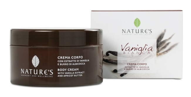 NATURE'S VANIGLIA BIANCA CREMA CORPO 100 ML - goldeneffe.it