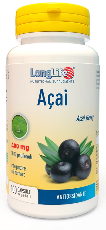 LONGLIFE ACAI 100 CAPSULE VEGETALI - goldeneffe.it