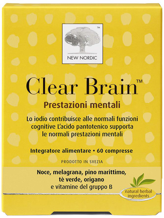 CLEAR BRAIN 60 COMPRESSE - goldeneffe.it