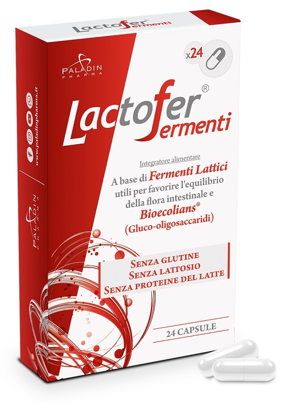 LACTOFER FERMENTI 24 CAPSULE - goldeneffe.it