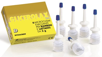 GLICEROLAX BAMBINI E LATTANTI MICROCLISMI EVACUANTI 6 PEZZI X 3 G CONTIENE AMIDO DI RISO - goldeneffe.it