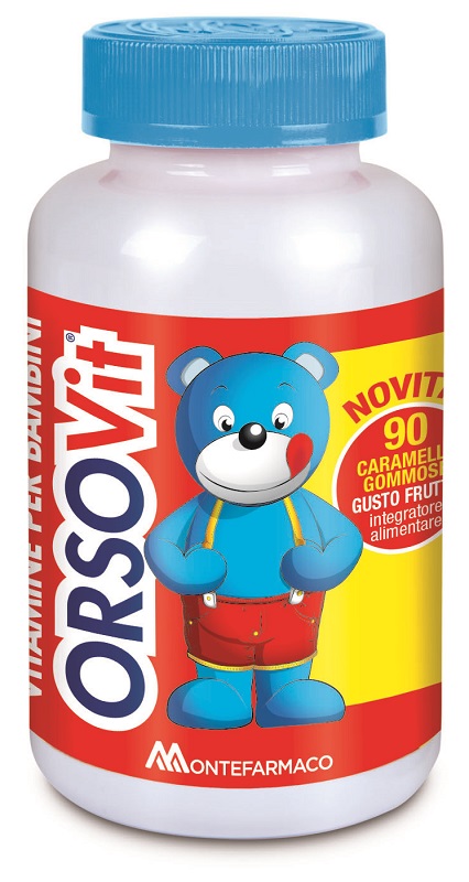 ORSOVIT CARAMELLE GOMMOSE 90 PEZZI - goldeneffe.it