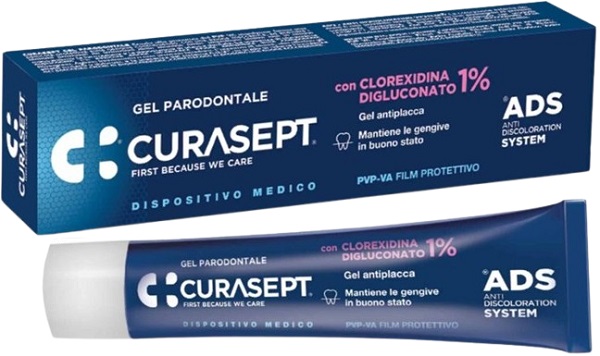 CURASEPT ADS GEL PARODONTALE CLOREXIDINA DIGLUCONATO 1% 30 ML - goldeneffe.it