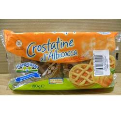 HAPPY FARM CROSTATA DI ALBICOCCHE SENZA GLUTINE 180 G - goldeneffe.it