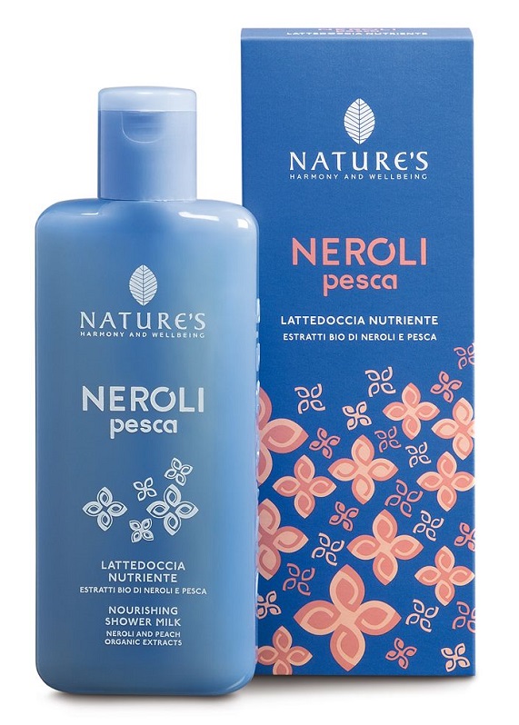 NATURE'S NEROLI E PESCA LATTE DOCCIA NUTRIENTE 200 ML - goldeneffe.it