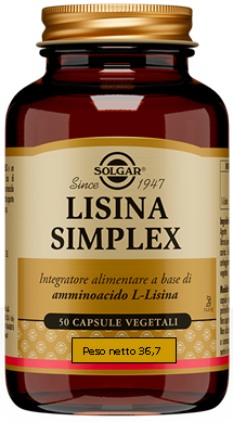 LISINA SIMPLEX 50 CAPSULE VEGETALI - goldeneffe.it