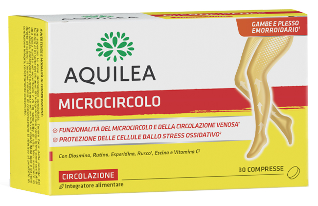 AQUILEA MICROCIRCOLO 30 COMPRESSE - goldeneffe.it