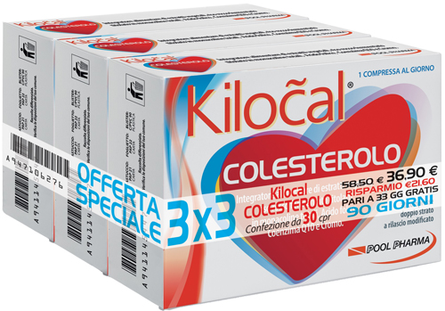 KILOCAL COLESTEROLO 30 COMPRESSE - goldeneffe.it