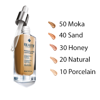 RILASTIL MAQUILLAGE FONDOTINTA SIERO IDRATANTE PROTETTIVO 20 30 ML - goldeneffe.it