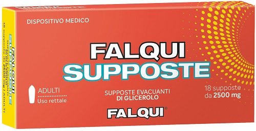 SUPPOSTE FALQUI 18 SUPPOSTE CON GLICERINA 2500MG ADULTI - goldeneffe.it